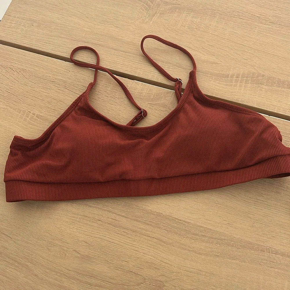 NWOT Matte Collection Ribbed Bikini Set - Picture 2 of 10